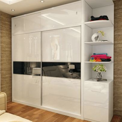 Beautiful Wardrobe Milk Color - Timber Treat Ltd