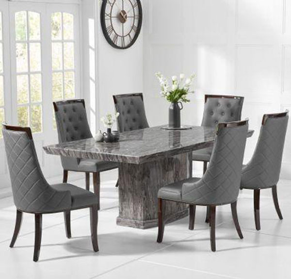 Marble dining table - Timber Treat Ltd