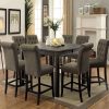 Sania III Counter Height Dining Set Gray Chairs - Timber Treat Ltd