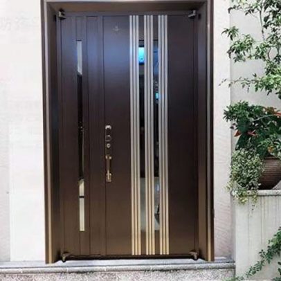 Double side flush door design